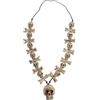 W WIDMANN MILANO Party Fashion - Collana con teschio e ossa | Collana con teschi e ossa incrociate per costumi da scheletro, dell'età della pietra, di Carnevale e di Halloween