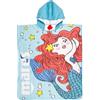 Mares Accappatoio Bambini Mares Aquazone Seaside Poncho Junior, Poncho in Microfibra Mare e Nuoto per Bambina, Sirena, Taglia Unica