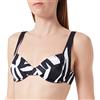 Triumph Summer Mix & Match W 01 Pt, Bikini Top, Donna, Bianco (White Dark Combination), 44 / B