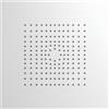 hansgrohe Raindance E - Soffione doccia, Doccia a pioggia quadrato (400 x 400 mm) con 1 getto per montaggio a filo soffitto, bianco opaco, 26252700