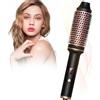 Bizcasa Thermal Brush Spazzola Termica Arricciante,5 Temperature Regolabile,Spa zzola Arricciante Ionica da 38mm Riscaldata per Creare Volume e Ricci,Spazzola per Rotonda Capelli Calda,Non un asciugacapelli