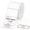 NIIMBOT Etichette rosse e nere per stampante B21Pro, 50 x 30 mm, 230 etichette, rotolo