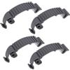 lasuroa 4pz Fibbia a Scatto per Coperchio Cilindro Superiorei, Fibbia di Copertura in PC Rossa di Ricambio per Husqvarna 435 440E 445 450 450E 570 575 576 Motosega da Giardino (Grigio)