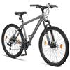 Chillaxx Bike Legend Alluminio 24,26,27,5,29 pollici,Mountain Bike MTB Bicicletta per ragazzi ragazze uomini e donne 21 marce,cambio bici da uomo e donna 27,5 pollici, freno a disco nero-rosso