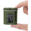 Qunature Pompa ad Aria Elettrica Portatile 45g Ultraleggero 4,2 kPa (300 L/min), Pompa Sottovuoto con 5 Ugelli Multipli Gonfiaggio e Sgonfiaggio, Luci Campeggio per Materasso Gonfiabile, Verde