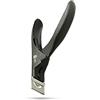 SMI Tagliaunghie Acrilico Nero Tagliaunghie Finte Tip Cutter Unghie Artificiali e Gel Acciaio Inox