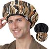 Years calm Cuffia da doccia da uomo, impermeabile, riutilizzabile, con design a doppio strato, reversibile, con fascia elastica elastica, vestibilità comoda per doccia, palestra, cura dei capelli e