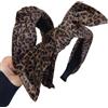 KASESSS Set Di 2 Cerchietto Capelli Donna Largo 6 Cm Con Stampa Leopardata, Cerchietto Elastici, Cerchietti Marroni Accessori Moda Per L'Ufficio E Gli Appuntamenti Quotidiani, La Cura Del Viso