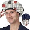 Years calm Cuffia da doccia da uomo, riutilizzabile, impermeabile, design a doppio strato, reversibile utilizzabile su entrambi i lati, protegge i capelli in doccia, palestra, cura dei capelli, viaggi