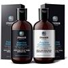 Sphagnum Botanicals Set di shampoo e balsamo per la psoriasi - Terapia completa del fango di torba per il prurito del cuoio capelluto. Trattamento curativo naturale con torba, argan e olio d'oliva 100% esente