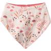 People Wear Organic Triangolo sciarpa in cotone bio -col. rosa fantasia floreale
