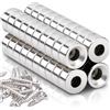 40pezzi Magneti Neodimio M4 Calamite Potenti 10x5-4mm Magnete Circolare Magneti