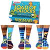 United Oddsocks Unbekannt Calze da pescatore Oddsocks in 39-46, set da 6 pezzi, multicolore, Einheitsgröße Große Größen