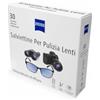 ZEISS Salviette per la pulizia degli occhiali - 30 pezzi per una pulizia delicata e accurata delle lenti - ogni panno è confezionato singolarmente - ideale per viaggi