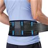 Beugo Fascia Lombare Supporto Schiena, Fascia Lombare Supporto Schiena Regolabile per Uomo e Donna, Cintura Lombare di Sostegno Traspirante e Confortevole per Lavoro fitness e Sport, XL