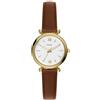 Fossil Carlie ES5464 - Orologio da donna in acciaio inox, 28 mm, colore: oro