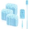 Homshsjhkis 32 Pezzi Panni Cattura Polvere, Ricariche Compatibile con Swiffer Duster, Panni Catturapolvere, 360° per Duster Piumini Ricariche, Spolverini Usa e Getta Cattura Intrappola Polvere, Sporco