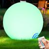 Omdekor RGB Lampada Sfera Giardino, Luminosa Da Giardino 30 CM/12 Inch Sfera, Luci Solari Esterno IP66 Impermeabili, 1200mAh Lampada Solari Dimmerabili Per Esterni, Luci Piscina, Balcone, Decorazione Stanza
