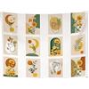 Ulticool - Appeso a Parete Decorazione - Greci Romani Fiori Estetico - Aesthetic Tapestry Room Decor - 200 x 150 cm Grande Murale Manifesto - Accessori Casa Soggiorno Camera da Letto Soffitto