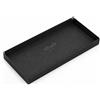 Situér Milano Svuotatasche Design Moderno 35x20cm in Metallo Verniciato Nero Made in Italy - Vassoio Portaoggetti Versatile, Elegante e Raffinato