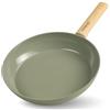 Römertopf Padella 26 cm in Alluminio con Rivestimento Antiaderente - Padella per Friggere e Rosolare, Manico Ergonomico, Verde, senza PFAS, tradizione dal 1967