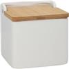 DRW Saliera Ceramica Bianco 11.3x12x11.3 cm