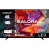 SALORA SMART55TV Smart TV 55 Pollici con Android Display LED 4K Ultra HD HDR10 &