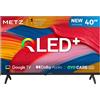 METZ QLED 40 Pollici Smart TV FHD MQF7000Z HDR10 Dolby Audio Riduzione Luce Blu