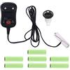 ALIXO LEXIANG Eliminatore Batteria AA Alimentatore UE Tensione Regolabile 3V 4.5V 6V 9V 12V Adattatore può sostituire Le batterie da 2AA a 8AA per Giocattoli Fan Luci Natalizie Walkie Talkie e Altro