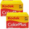 PHOTO PORST 2 X 1A PHOTO PORST Kodak Color Plus 200 ISO, 24 scatti ciascuno