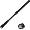 Superbat Antenna Talkie-Walkie Baofeng 30.5cm Dual Band UV VHF/UHF 136/470MHz Flessibile in Fibra di Vetro con Connettore SMA Femmina Guadagno di 3dBi Compatibile con Baofeng UV-5R