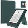 MoKo Custodia per 6 E-reader(11a Generazione, 2024/2022) (10a/8a Gen, 2019/2016),Cover Ultraleggera in PU con Auto Sonno/Sveglia per Ebook 2024,Non compatibile con Kobo Aura 2/Remarkable, Verde Cotte