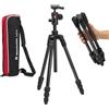 Manfrotto Befree Advanced AS, Camera Tripod, Twist Lock, Compatible with Arca-Swiss, Portable, Compact Travel Tripod Kit, Ball Head, Carbon Kit for DSLR, Mirrorless Cameras, Camera Accessories