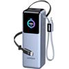 UGREEN Nexode Pro 200W Power Bank 25000mAh Portatile Ricarica Rapida 2 Cavo USB C 100W 2 Porta Schermo TFT Compatibile con iPhone 17 16 15 Air Plus Pro Max Galaxy S25 S24 S23 Ultra MacBook iPad