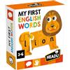 HEADU - My First English Words - Componi gli Animali e Impara a Leggere | Gioco Didattico per Imparare le Prime Parole in Inglese, Gioco Educativo Bambini 3-6 Anni, Regalo Natale Pasqua, Made In Italy