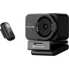 Hollyland Lyra Webcam UHD 4K con microfono - Sensore 1/1.5, Inquadratura Automatica, PDAF, HDR - Controllo live streaming, videochiamate, gaming - Compatibile con Zoom, Teams, Twitch.