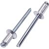 SKIR'CO (600 pezzi) Rivetti ciechi svasati in alluminio 4,8 x 10 mm, Mandrino in acciaio, Rivetti Pop