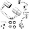 YNNHUDEEP Estensione per rubinetto girevole, prolunga per rubinetto da cucina, accessorio per rubinetto multifunzionale, girevole, accessori per rubinetto per bagno e cucina