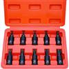 ACEBON Set Torx per Chiavi Dinamometriche 10Pz T20-T60 | Boccole CRV 3/8 | S2 Acciaio per Auto/Moto