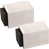 SOTECH 2 x SOTECH Fermaporta ROOK 29 x 29 x 45 mm vero Acciaio inossidabile Ferma-Porta