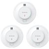 X-Sense Rilevatore di Fumo Wi-Fi, Batteria Sigillata da 10 Anni (Senza Manutenzione), Certificato EN 14604, Allarme Antincendio con Notifiche App in Tempo Reale (Richiede Hub SBS50), SD19-MN, 3 Pezzi