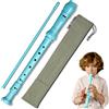 XIANGLONGY Flauto tedesco, Flauto Scuola Elementare, Flautos Dolce per Scuola Elementare, 8 Fori, Adatto a Scuole e Principianti, Resina ABS Ecologica, Rimovibile e Facile da Pulire (Blu).