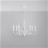 Lampadario a sospensione 7xE14 MINERWA 7 in acciaio