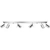 Lampada da Soffitto 6xGU10 RING 6L Orientabile in Acciaio