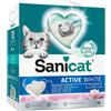 Sanicat Lettiera Sanicat Active White al fiore di loto - Set %: 2 x 6 L (ca. 10,4 kg)