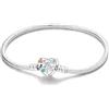 LIGHTDOG Braccialetti a catena a serpente in argento Sterling 925 per braccialetti Pandora adatti a braccialetti europei con ciondoli e perline, braccialetti in argento per donne, regalo per parenti