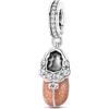 Vegaine Ciondolo Portachiavi Scarpe in Peluche Charms per Braccialetti Charms San Valentino Natale Gioielli Regali per Donne