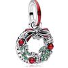 Vegaine Ciondolo Garland Charms per Braccialetti Charms San Valentino Natale Gioielli Regali per Donne