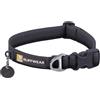 Ruffwear Collare Front Range, Collare per Cani con Anello a V, Collare per Cani per Animali Domestici a Lunghezza Regolabile, Tessuto Morbido e Confortevole, Grigio Basalto 11-14