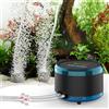hygger Pompa ad Aria per Acquario, 8W Aeratore Acquario Silenzioso, 1400 LPH Powerful 2 Outlets Air Pump Fish Tank Up to 750L Aquariums